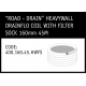 Marley Road-Drain Heavywall Drainflo with Filter Sock 160mm 45M - 400.160.40HWFS